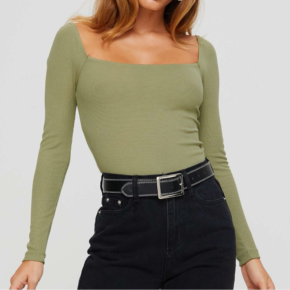 princess polly sage bodysuit! new with tags